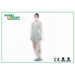 Non Toxic Polypropylene Disposable White Overalls Without Hood / Feetcover