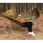 Fully Automatic Quick Open Pole Supported Outdoor Mosquito Net Hammock with Anti Rollover Nylon Fabric for sale