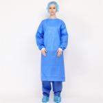 Blue Against Bacteria Disposable Clinical Gowns ISO13485 Certified for sale