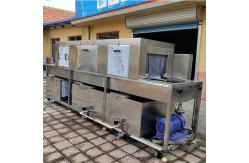 China Vegetable Storage Plastic Crate Cleaning Machine , Turnover Industrial Crate Washers supplier