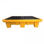 Low Profile Plastic Spill Pallets 4 Drum Bunded Spill Pallet for sale