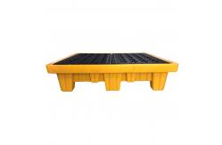 China Stackable Oil Bunding Trays 4 Secondary Chemical Containment Pallet supplier