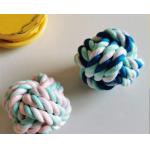 Interactive Cotton Rope Pet Toy Dog Grinding Toy Ball Training Tooth Cleaning for sale