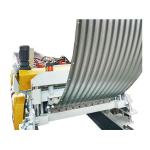 360-628mm Width Corrugated Metal Pipe Forming Machine for 50 kg Pipes Manufacturing for sale