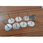 Galvanized Steel 30mm Cup Head Quilting Pins As Fasteners On The Cements Roofing for sale