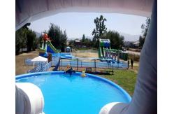 China Ocean Theme Inflatable Combo Bounce House Attraction Slide Pool Water Games supplier