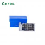 11 Digits Leibinger Numbering Machine Parts 3/16'' Gothic
