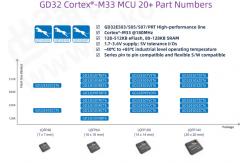 China GD32E23x ARM Cortex M23 MCU Microcontroller Integrated Circuit 512KB supplier
