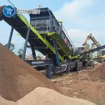 Construction Concrete Waste Recycling Line Crusher Semi Automatic for sale