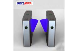 China Latest QR code Coin operated RFID Reader control flap turnstile security gate supplier
