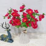 Wedding, shooting props, indoor and outdoor decoration with realistic peach blossoms for sale