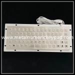 68 Key Stainless Steel Embedded Numeric Keypad USB Interface With FN Function for sale