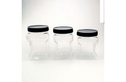 China PET Clear Square Grip 4500ml Plastic Screw Cap Jars BPA Free supplier