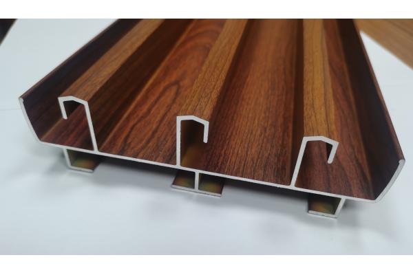 Wooden Grain Aluminium Sliding Window And Door Profile With Three Tracks