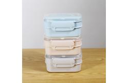 China Pink Plastic Lunch Boxes Microwave With Tableware Container supplier