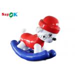 Multifunction Tarpaulin 1.6x0.7x1.6mH  Inflatable Rocking Horses For Kids for sale