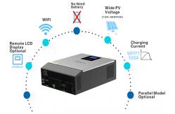 China Solar Charge Controller Manufacturers Hybrid Off Grid Solar Inverter Three Phase supplier