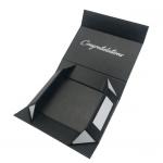 Paperboard Foldable Cardboard Gift Boxes Matt Lamination Black Magnetic Pantone for sale
