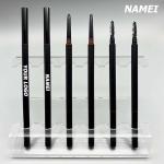Twist Up Design Eyebrow Pencil Container ABS Material Automatic Formula