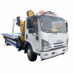 Isuzu ELF  Multifunctional  Wrecker with Crane   Rescue Recovery Tow Trucks  with Crane  Towing Crane Truck for sale