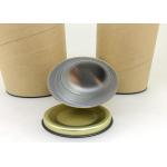 Anti - Rust Paper Tube Packaging With Metal Lid / Tea Tin Paper Cylinder Containers