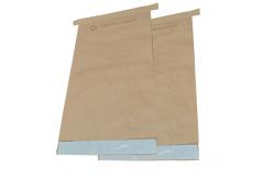 China 25kg 20kg Multiwall Paper Sewn Open Mouth Bags Food Grade Brown For Coconut supplier
