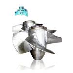 High Power Efficiency Kaplan Hydro Turbine Generator with Stainless Steel Runner Material for sale