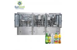 China Advanced Technology Juice Filling Machine Rotary Washer Filler Capper 3 In 1 Monoblock supplier