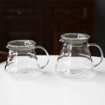Custom Clear Borosilicate Glass Coffee Pot Decanter Heat Resistant