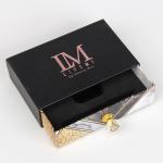 Matte Black Cosmetic Packaging Box Cardboard For Lip Serum for sale