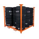 Logistic Central Bulk Stackable Racks Storage With Wire Mesh Decking for sale