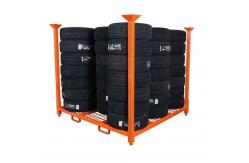 China Logistic Central Bulk Stackable Racks Storage With Wire Mesh Decking supplier