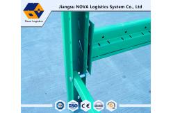 China High Strength Pre Galvanized Heavy Duty Pallet Racking 50.8mm Pitch supplier