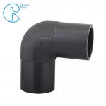 PE100 PN16 SDR11 HDPE Fusion Fittings , HDPE 90 Degree Elbow With Welding Parameters for sale