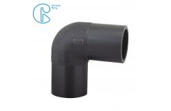 China PE100 PN16 SDR11 HDPE Fusion Fittings , HDPE 90 Degree Elbow With Welding Parameters supplier