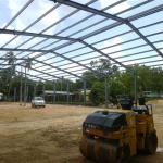 Resist Wind Prefabricated Steel House OEM Metal Frame Buildings for sale