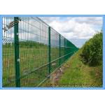 Pvc Coated Wire Mesh Fence Panels , Metal Wire Fence Mesh Size 50*200mm for sale