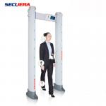 Touch Screen Door Frame Metal Detector , Pass Through Metal Detector 24 Detecting Zone for sale