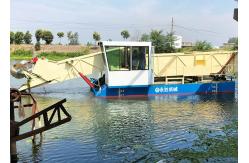 China Fully automatic river mowing boat harvests duckweed and digs 1.2 meters deep supplier