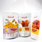 Custom Printed Resealed Mylar Bags For Banana Chips Snack Stand Up Zipper for sale