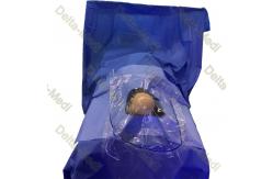 China Sterile Craniotomy Drape With Fenestration Incise Film And Fluid Collection Pouch supplier