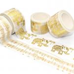 Custom Design Any Patterns Washi Tape Printed Rose Gold Foil Washi Tape for sale