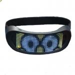 APP Control Programmable Led Glasses Customizable Patterns USB Charging for sale