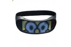 China APP Control Programmable Led Glasses Customizable Patterns USB Charging supplier