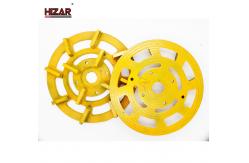 China 9'' 23cm No120 Grit Diamond Grinding Cup Wheels Concrete Grinding Disc 20cm Hole supplier