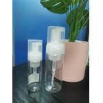 Minin Bottle Head Brushed Stainless Steel Foam Pump With Clear Overcap
