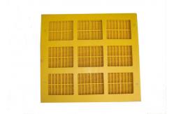 China 610mmx305mmx45mm Polyurethane Screen Panel Coal Washing And Tailiing Dewatering supplier