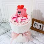 Cartoon dolls, rose bouquets, soap flowers, Qixi Festival, Star Kirby dolls, flower bouquets, soap bouquets for sale