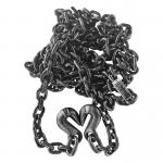 China Secure Your Cargo with G80 Black Oxide Tie Down Chain Featuring Welding Hooks for sale