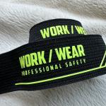 Wear-Resistant Elastic Band High-Stretch With Printed Silicone Logo Washedable for sale